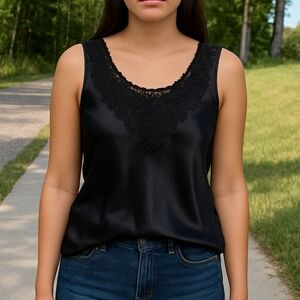 Vintage Satin Tank Top